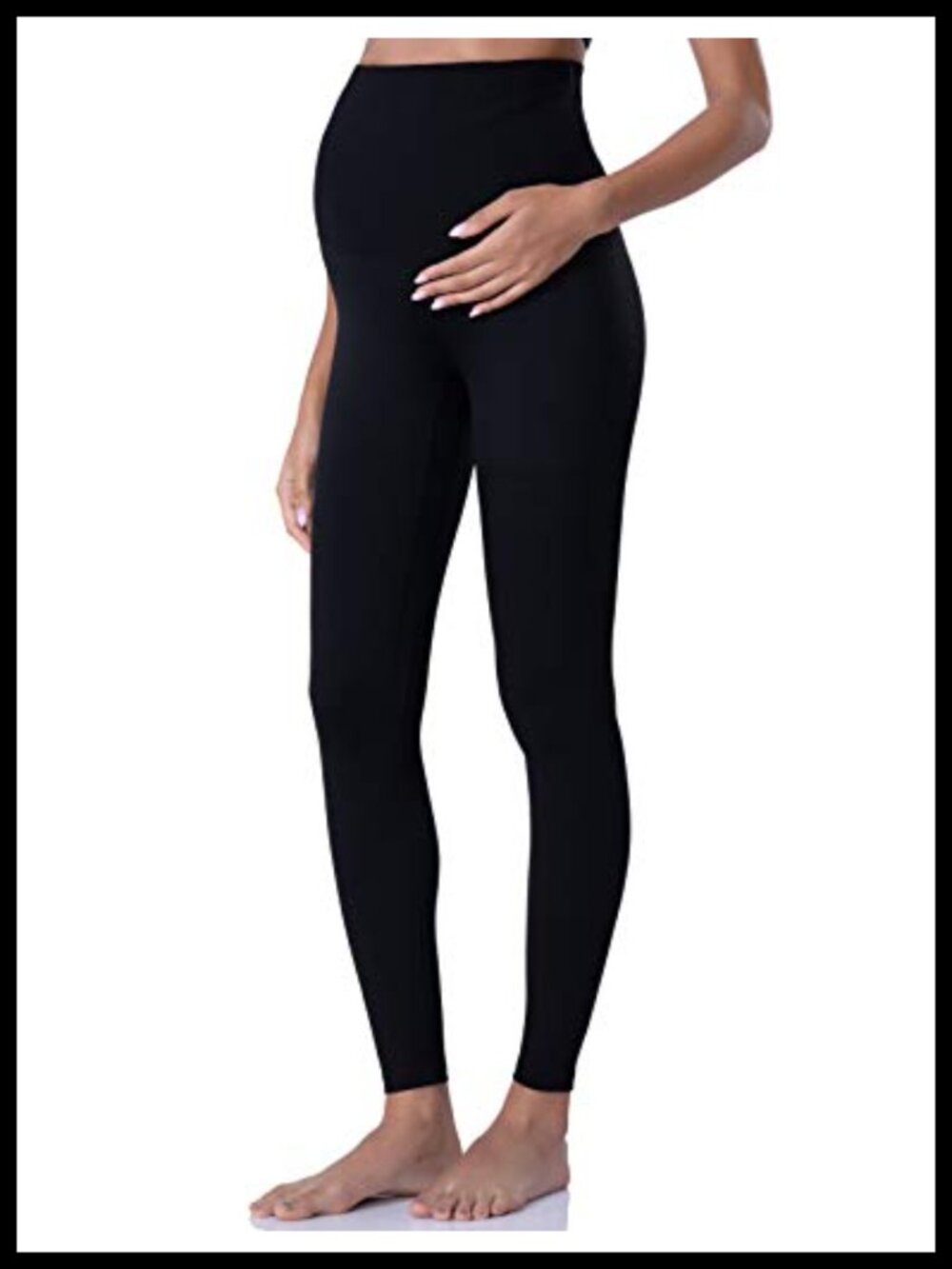 Maternity Leggings High Waist Belly Support Yoga Pants Stretch